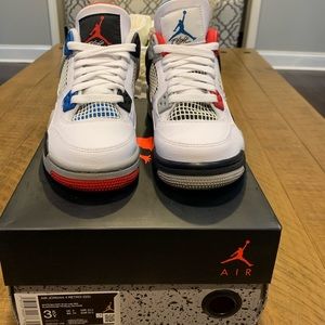 NIKE AIR JORDAN 4 RETRO SE  'What The' Sz 3.5Y/5W